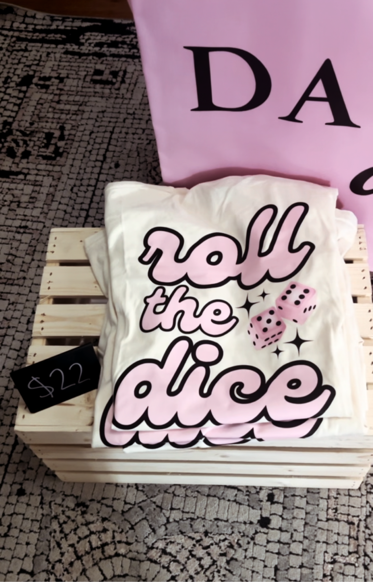 Roll The Dice Tee🎲✨🩷