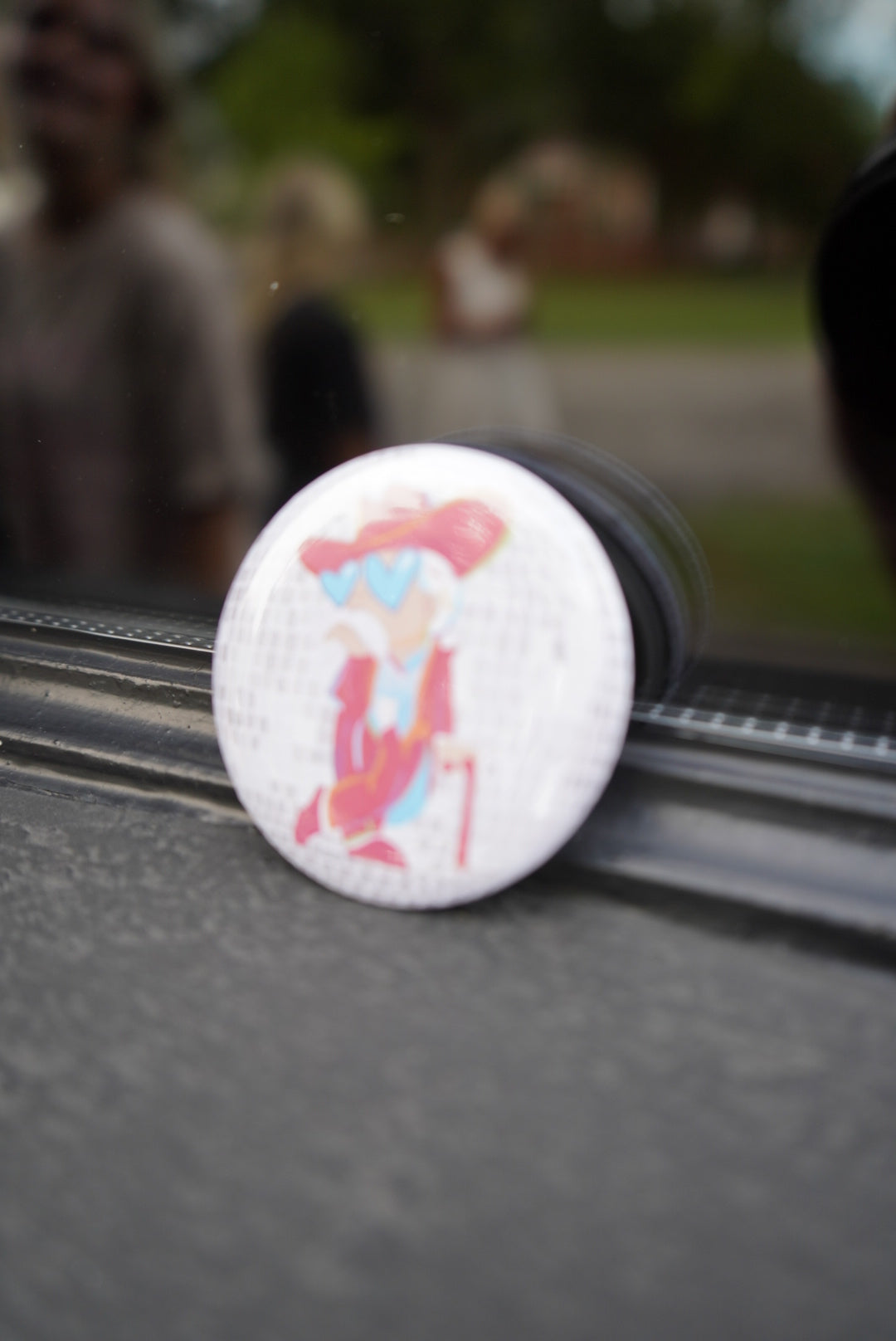 Ole Miss Rebel Button