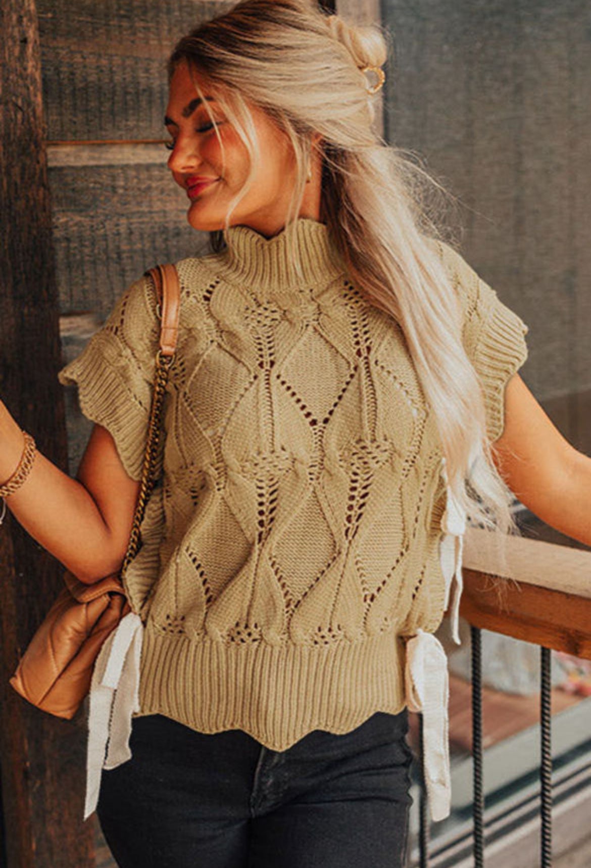 Knit Bow Sweater