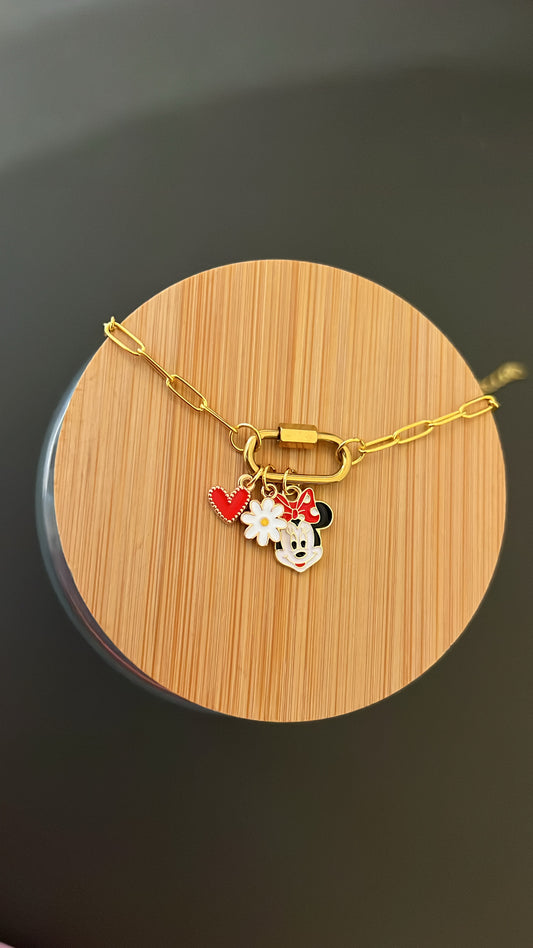 Minnie Mouse Charm Necklace ❣️