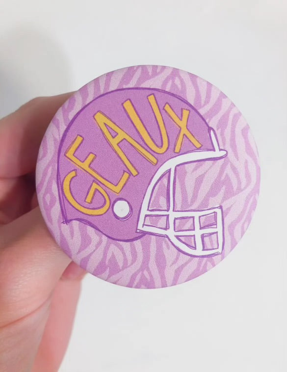 GEAUX BUTTON